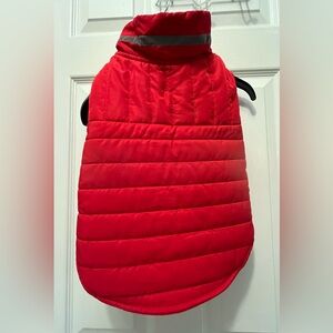 Sonoma Pet/Dog Red Puffer Jacket Size M